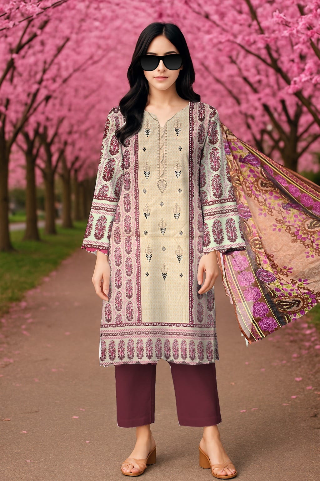 Lawn Luxury Digital Pret 3Piece