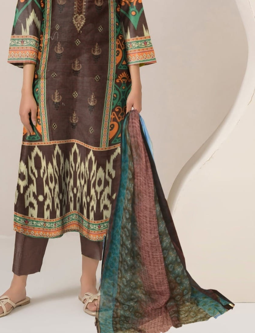 Lawn Luxury Digital Pret 3Piece