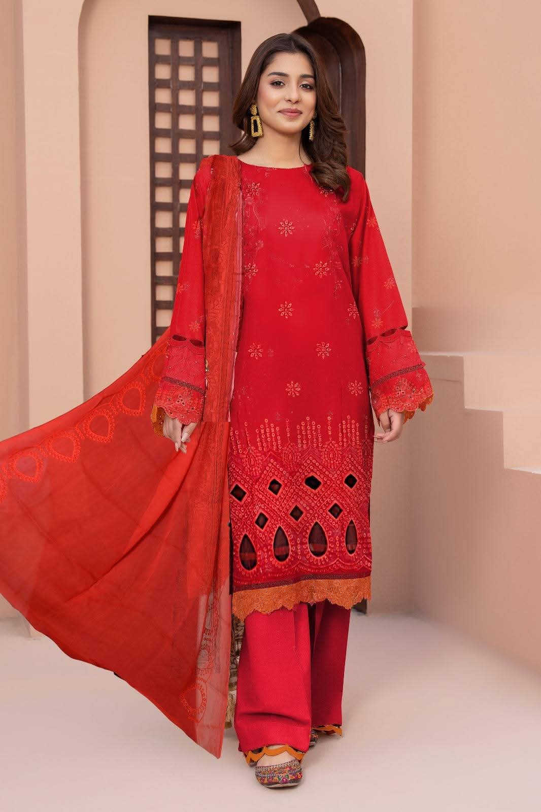 Luxury Lawn Heavy EMBROIDERED 3Piece