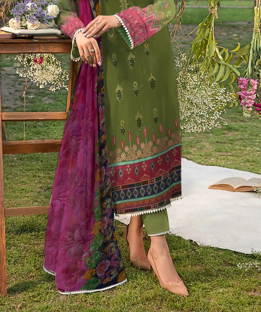 Lawn Luxury Digital Pret 3Piece