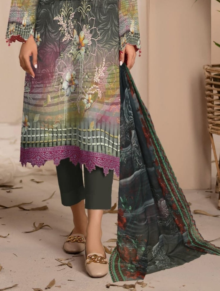 Lawn Luxury Digital Pret 3Piece