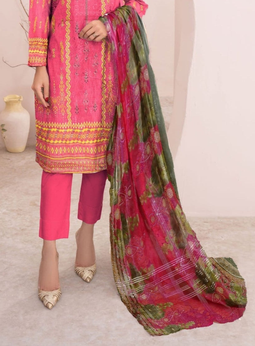 Lawn Luxury Digital Pret 3Piece