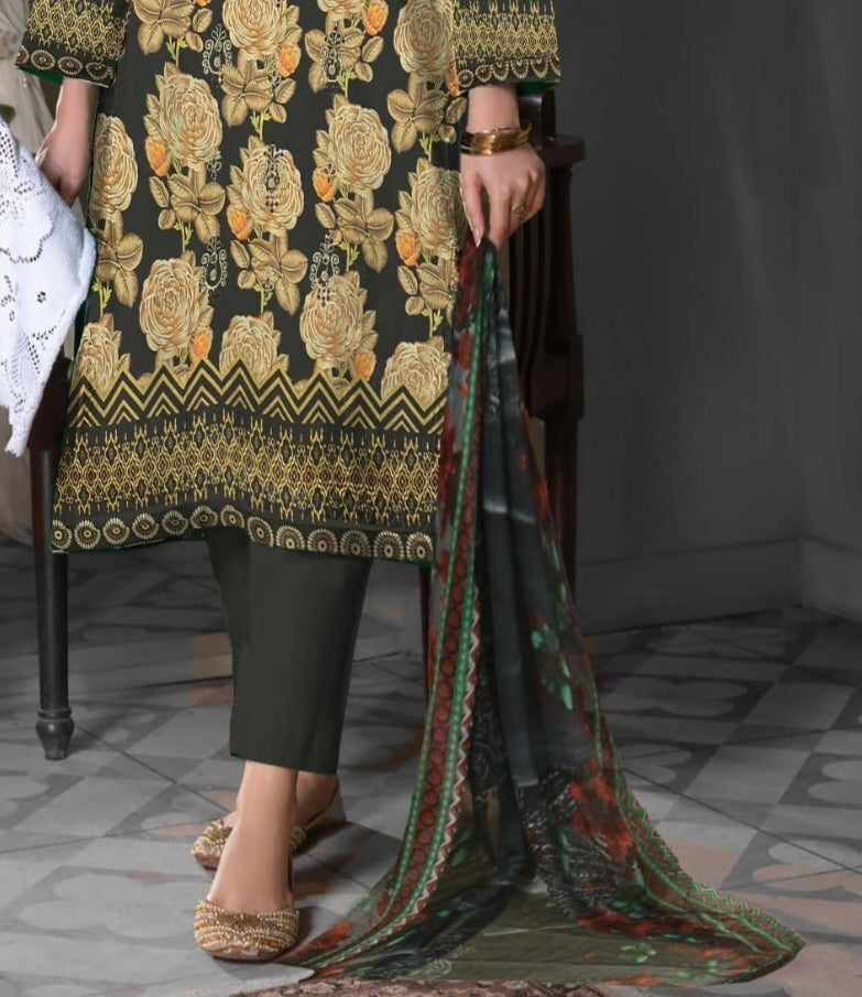 Lawn Luxury Digital Pret 3Piece