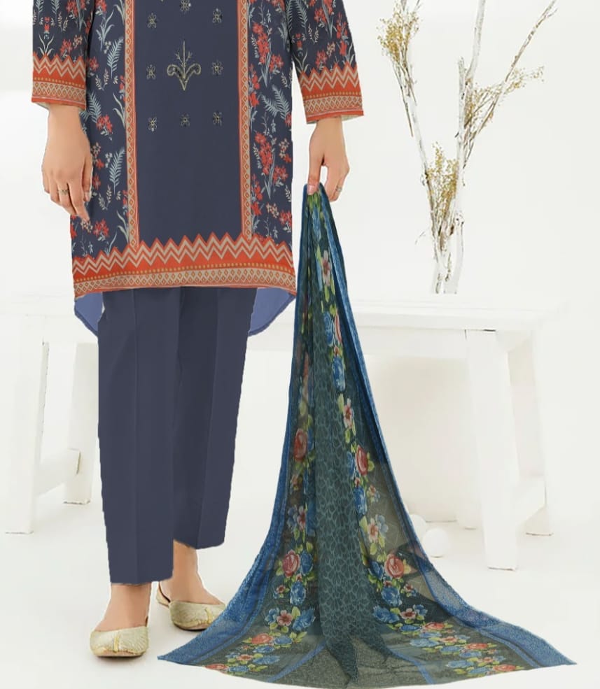 Lawn Luxury Digital Pret 3Piece