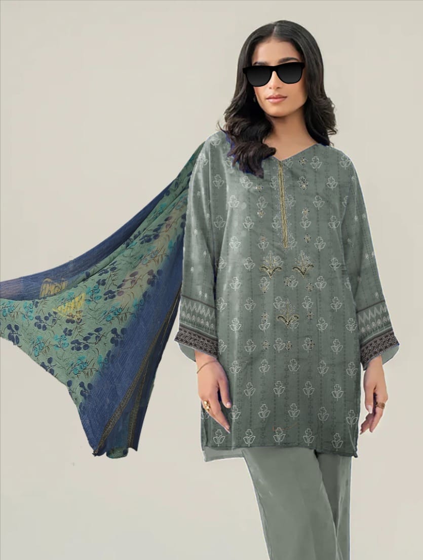 Lawn Luxury Digital Pret 3Piece