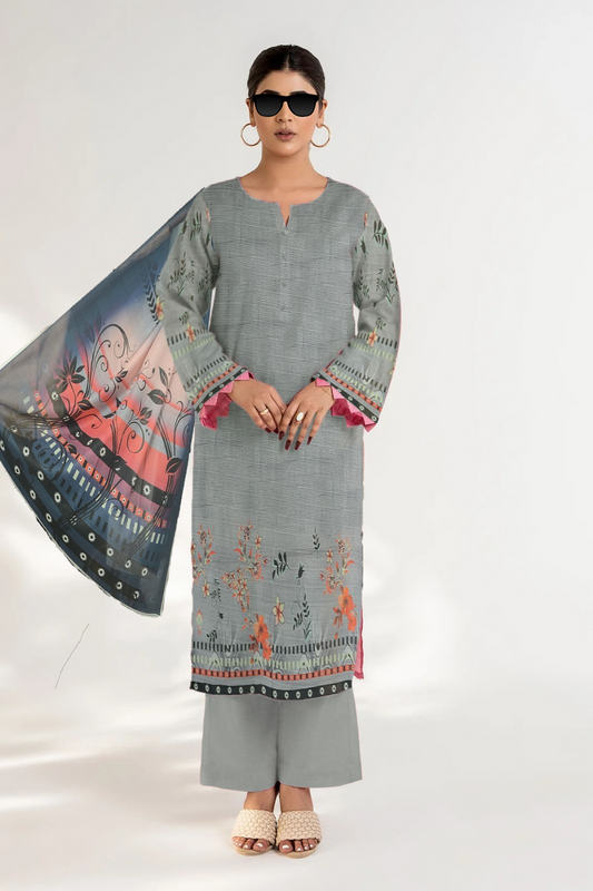 Lawn Luxury Digital Pret 3Piece