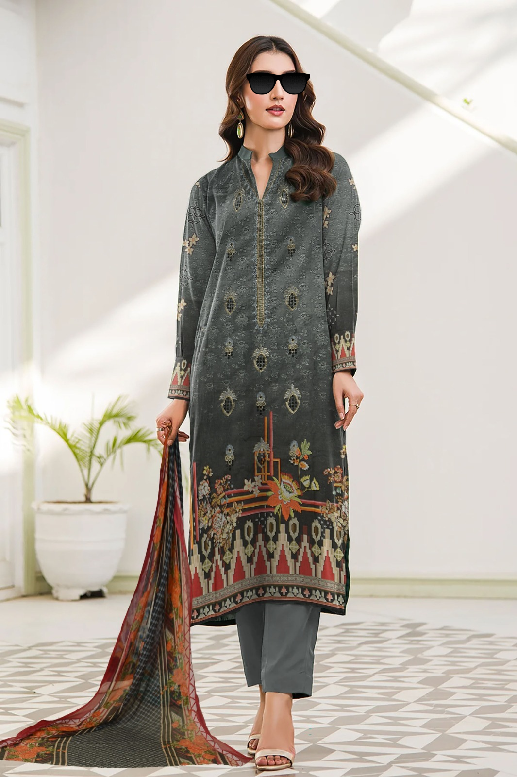 Lawn Luxury Digital Pret 3Piece