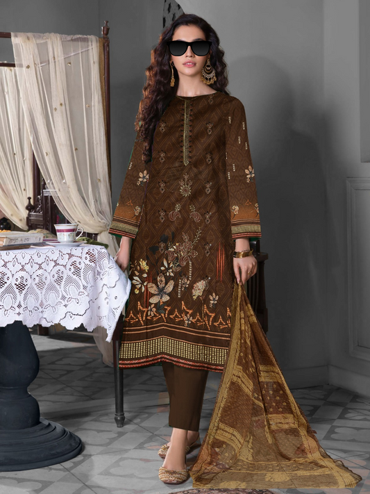 Lawn Luxury Digital Pret 3Piece