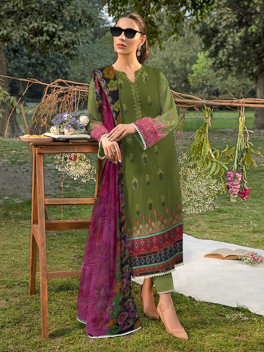 Lawn Luxury Digital Pret 3Piece