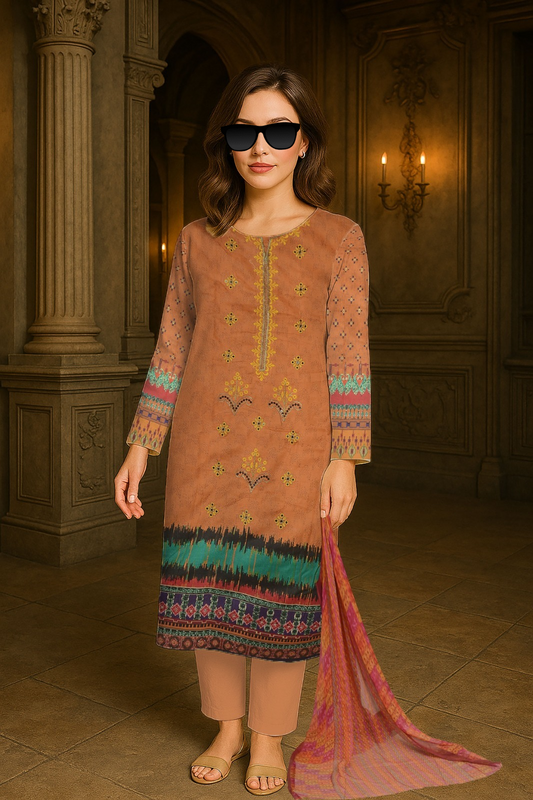 Lawn Luxury Digital Pret 3Piece