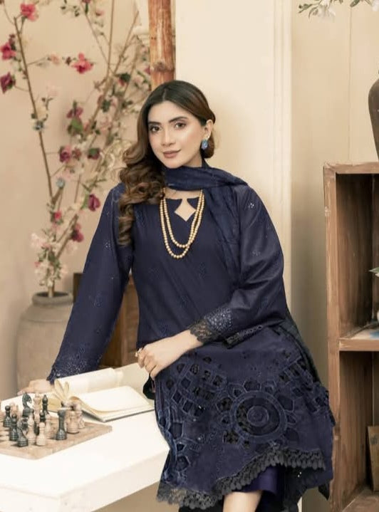 Luxury Lawn Heavy EMBROIDERED 3Piece