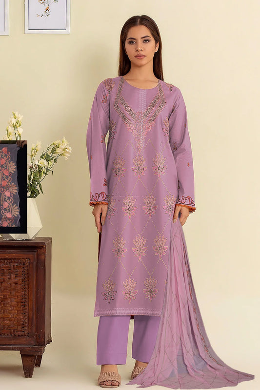 Luxury Lawn Heavy EMBROIDERED 3Piece