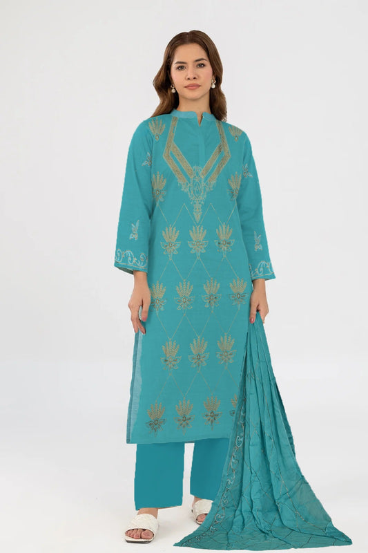 Luxury Lawn Heavy EMBROIDERED 3Piece