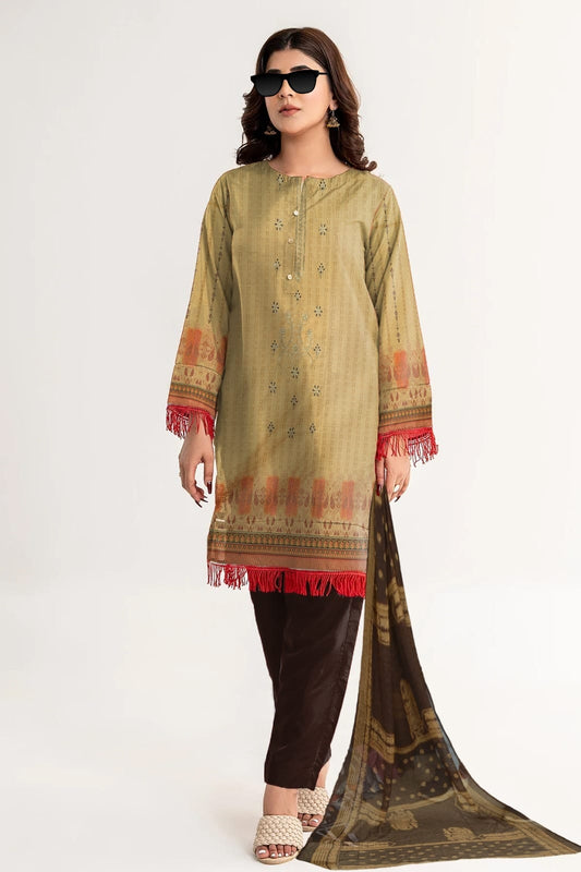 Lawn Luxury Digital Pret 3Piece