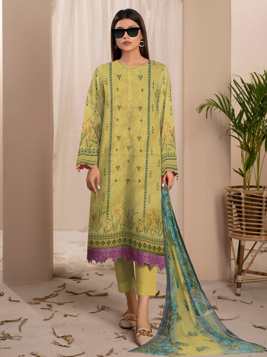 Lawn Luxury Digital Pret 3Piece