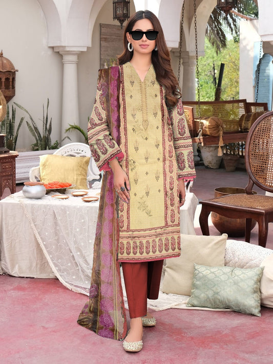 Lawn Luxury Digital Pret 3Piece