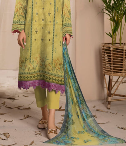 Lawn Luxury Digital Pret 3Piece