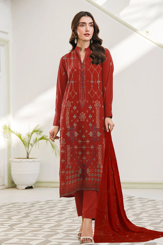 Luxury Lawn Heavy EMBROIDERED 3Piece