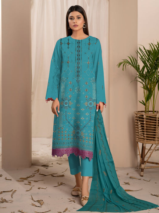 Luxury Lawn Heavy EMBROIDERED 3Piece