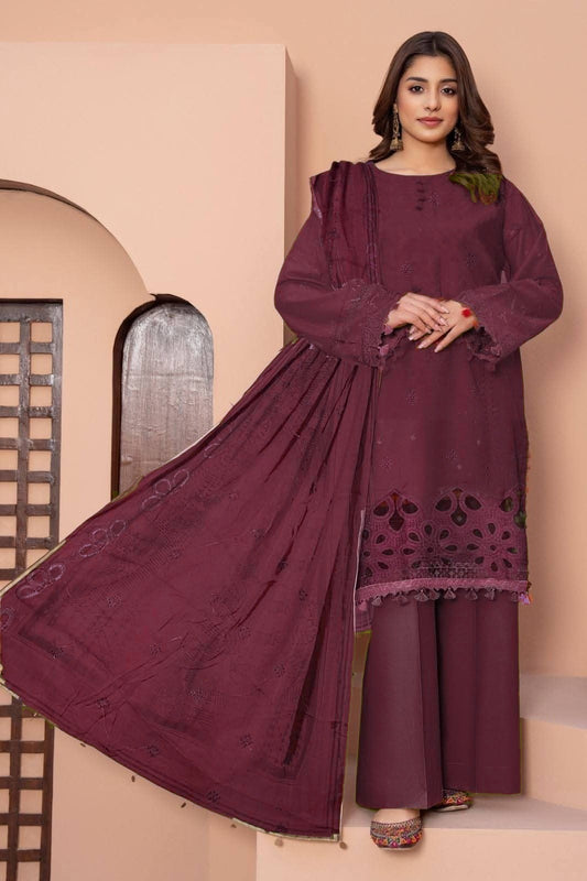 Luxury Lawn Heavy EMBROIDERED 3Piece
