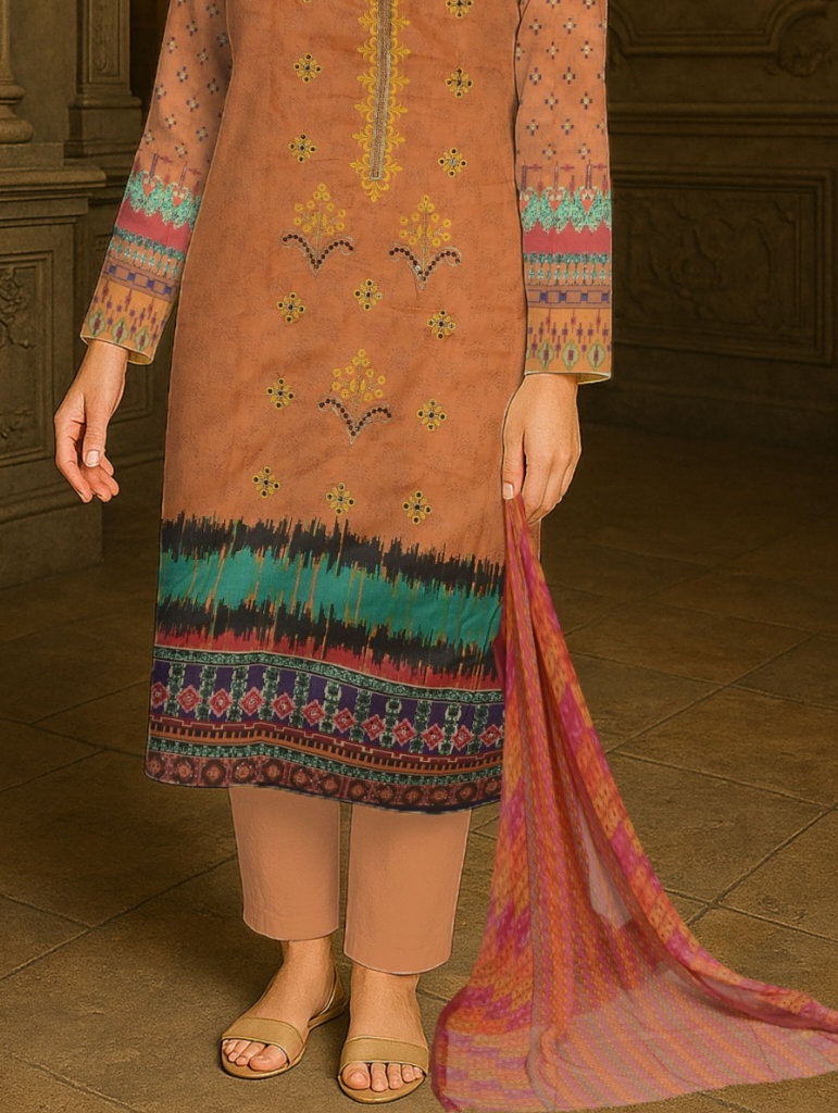 Lawn Luxury Digital Pret 3Piece