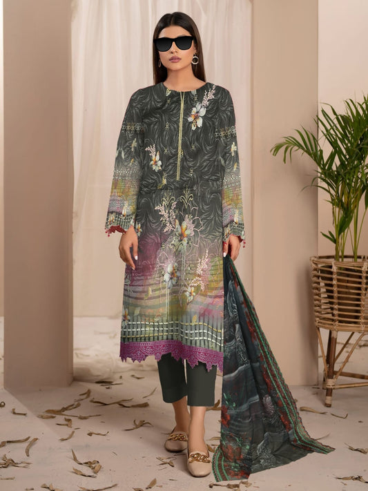 Lawn Luxury Digital Pret 3Piece