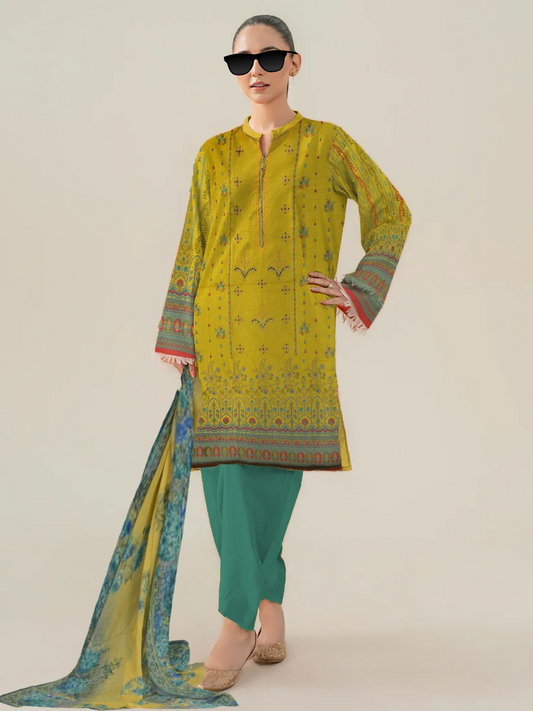 Lawn Luxury Digital Pret 3Piece