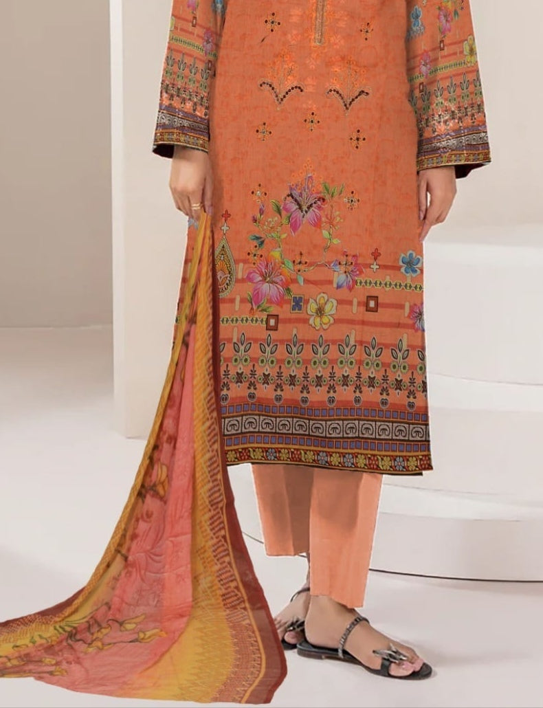 Lawn Luxury Digital Pret 3Piece